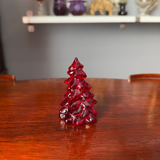 Mosser Small Red Glass Tree