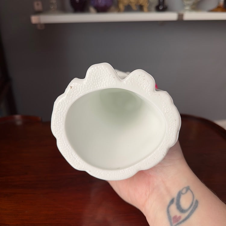 Mosser Milk Glass Santa