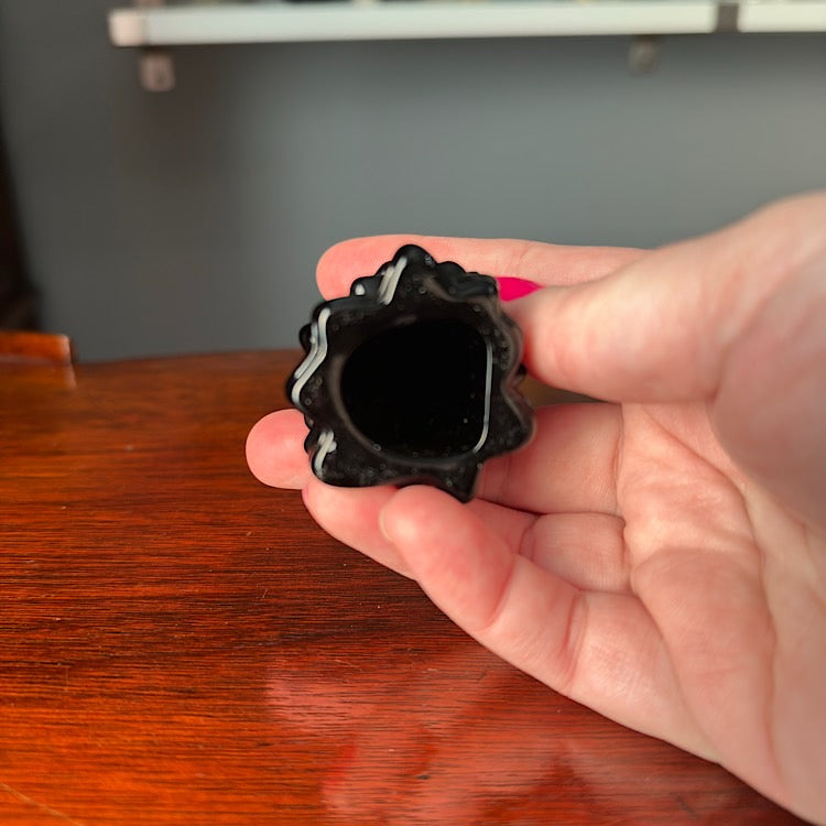 Mosser Small Black Glass Tree