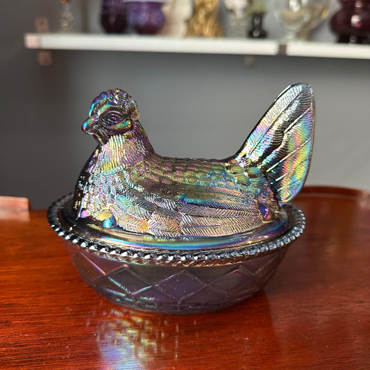Westmoreland 5" Titanium Carnival Hen on Nest