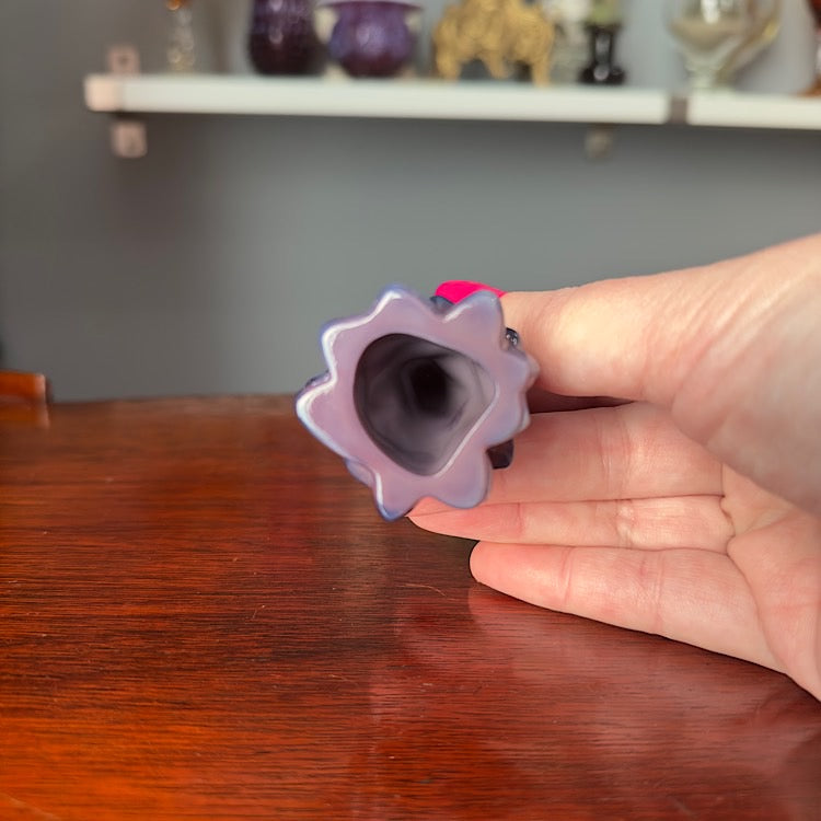 Mosser Small Eggplant Glass Tree