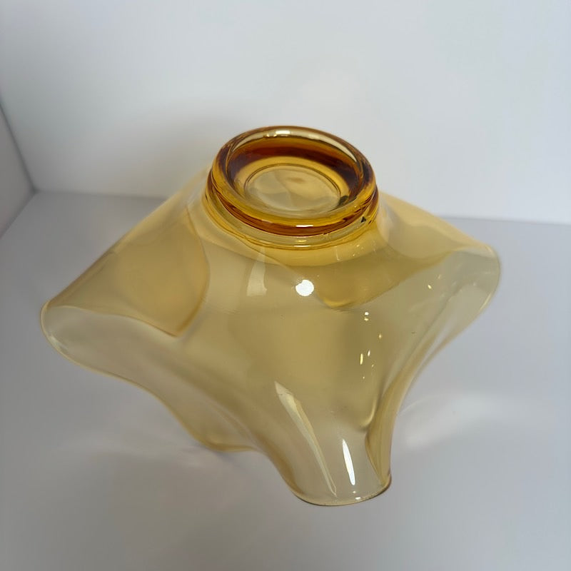 Viking Amber Handkerchief Vase