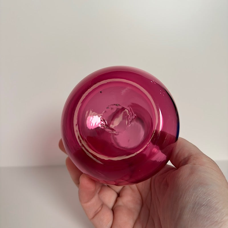 Pilgrim Glass Cranberry Vase