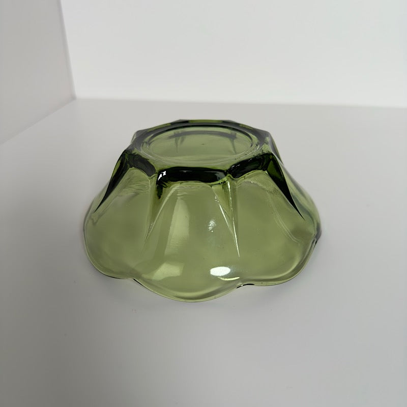 Indiana Glass Avocado Green Small Bowl