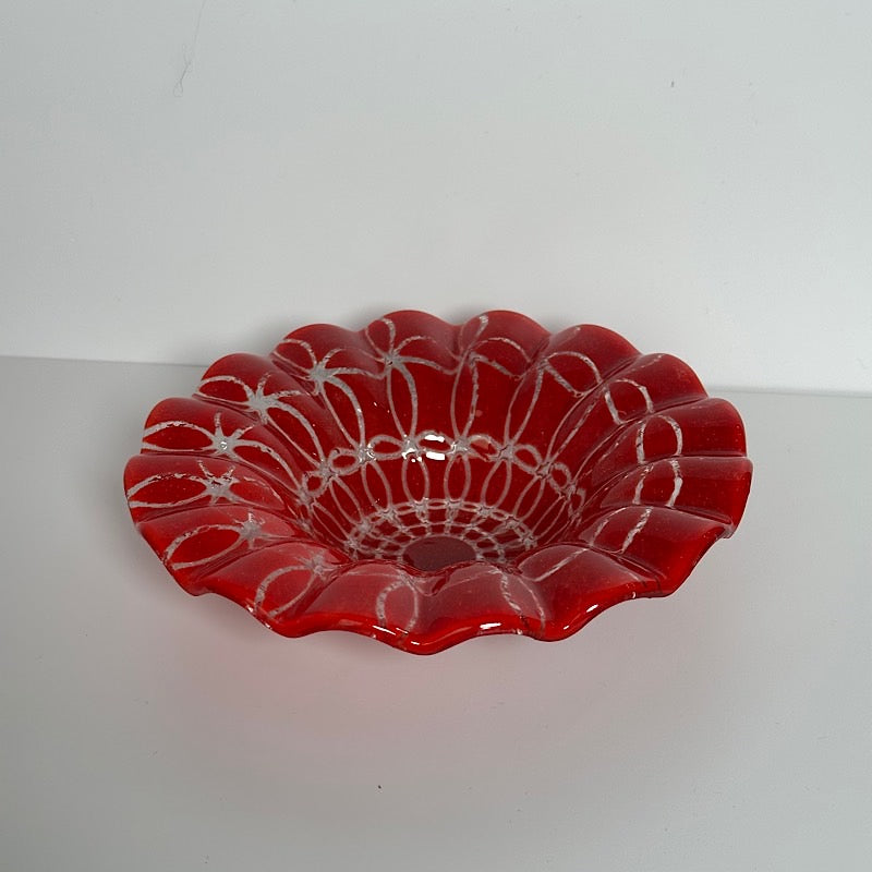 Sydenstricker Signed Fused Art Glass Bowl