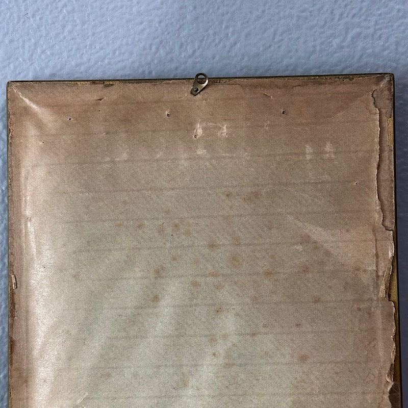 Very Old Portrait in a Wood Frame