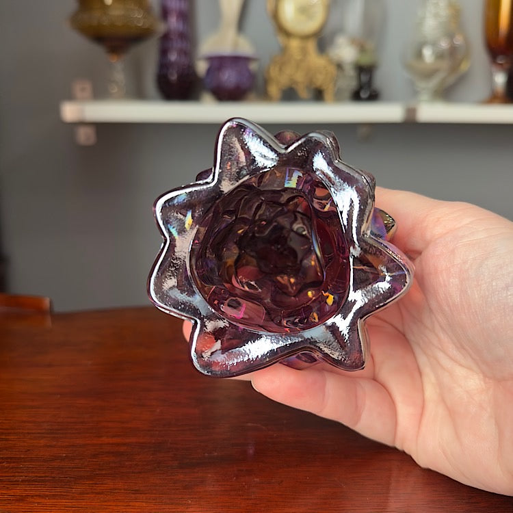 Mosser Medium Sugar Plum Carnival Glass Tree