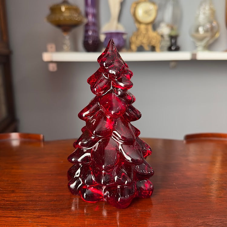 Mosser Medium Red Glass Tree