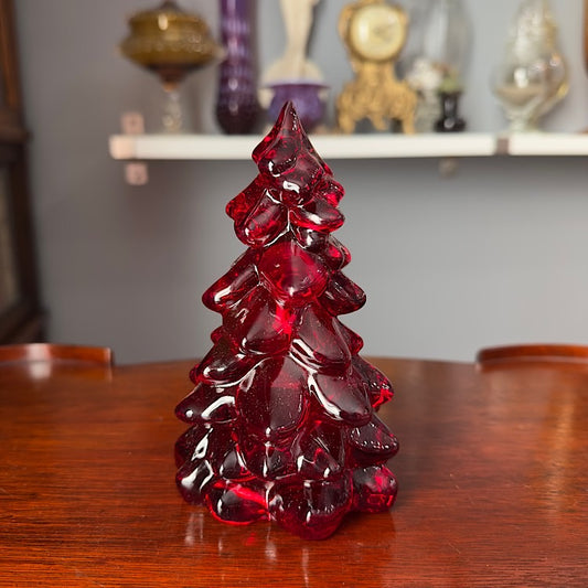 Mosser Medium Red Glass Tree
