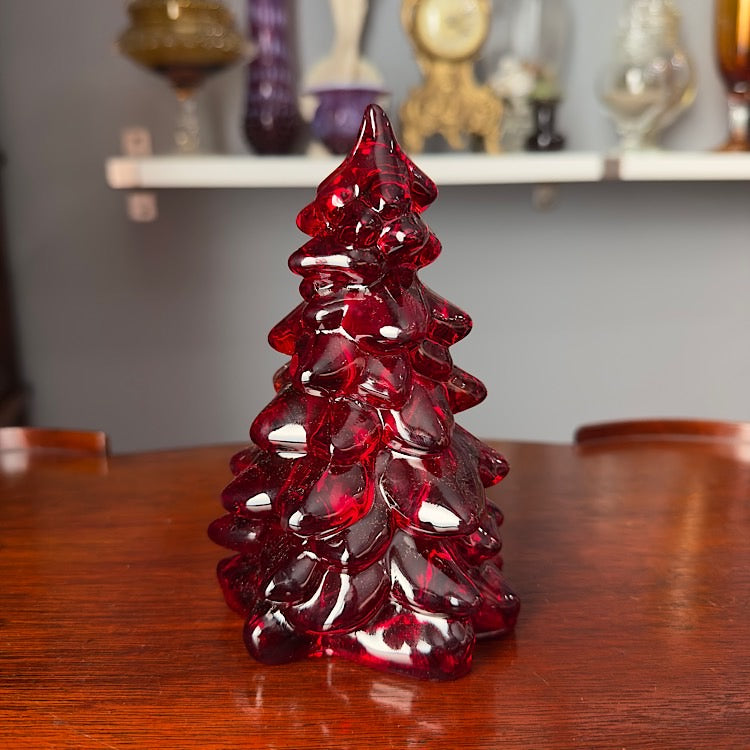 Mosser Medium Red Glass Tree