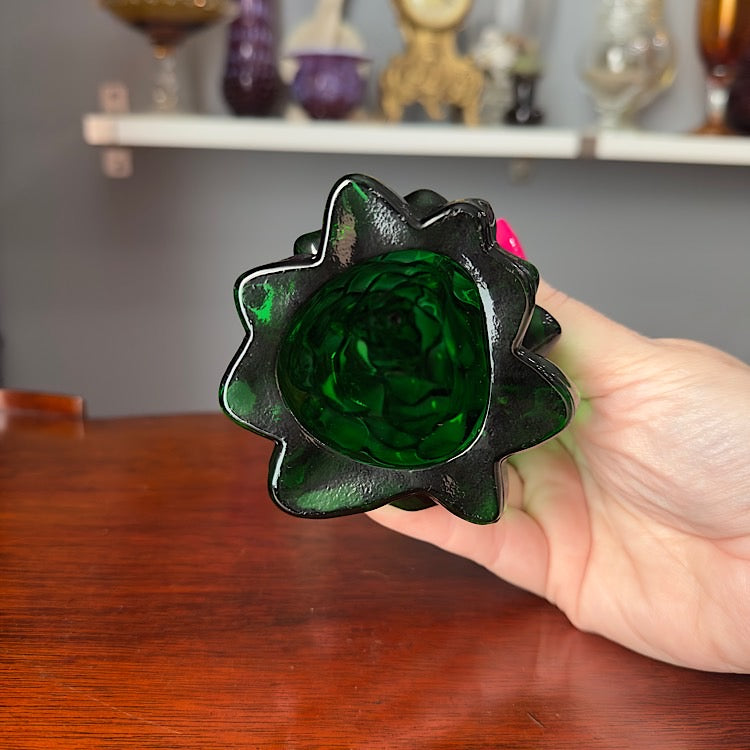 Mosser Medium Hunter Green Glass Tree