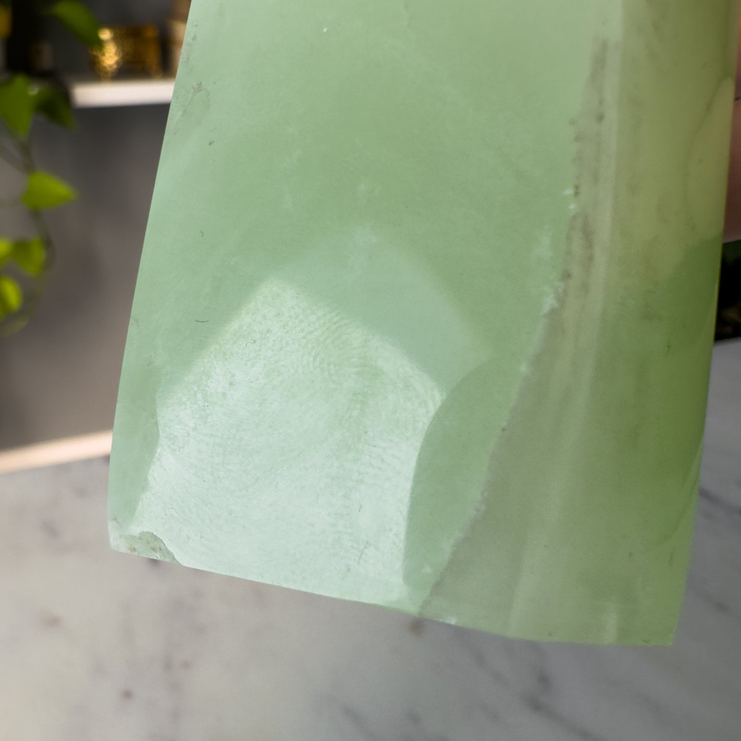 Mint Green Calcite Tower | 002