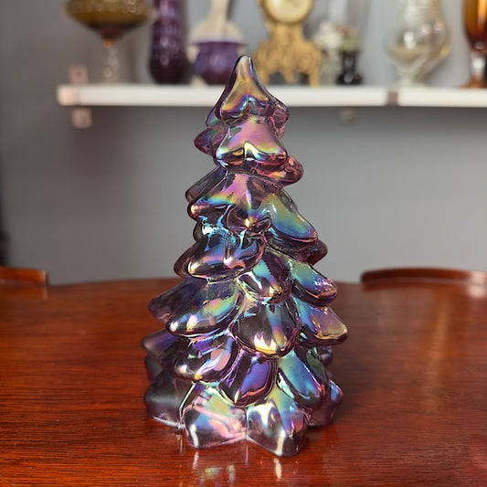 Mosser Medium Sugar Plum Carnival Glass Tree