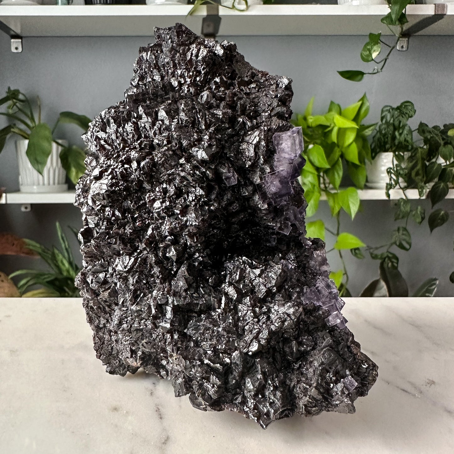 Sphalerite + Fluorite Elmwood Specimen