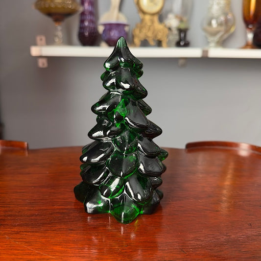 Mosser Medium Hunter Green Glass Tree