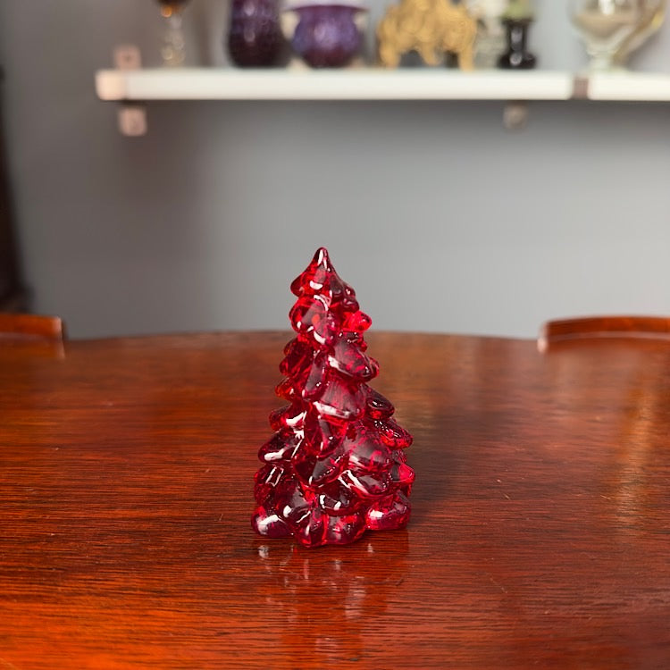 Mosser Small Red Glass Tree