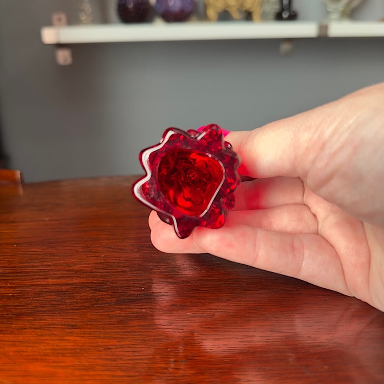 Mosser Small Red Glass Tree