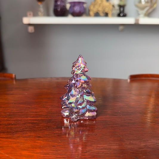 Mosser Small Sugar Plum Carnival Glass Tree