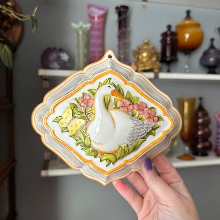 The Franklin Mint Goose Porcelain Wall Art
