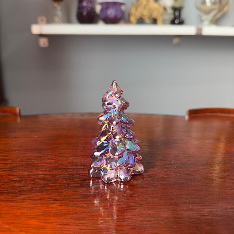 Mosser Small Sugar Plum Carnival Glass Tree