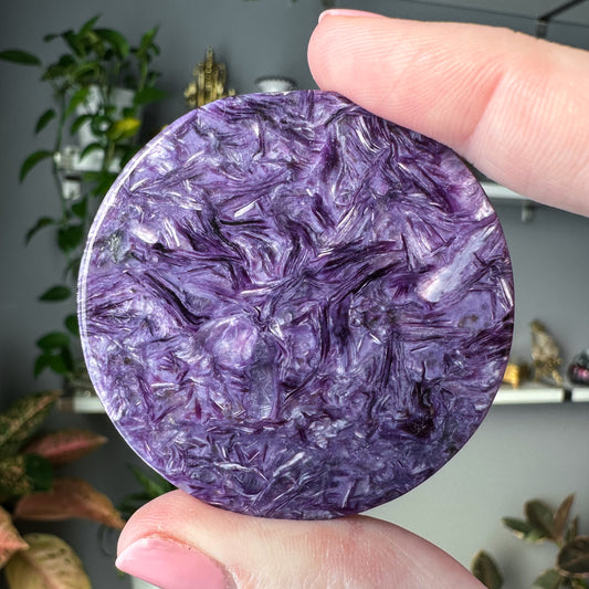 Charoite Disc