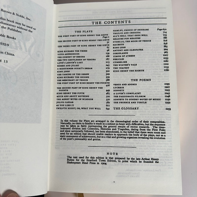 The Complete Works of William Shakespeare