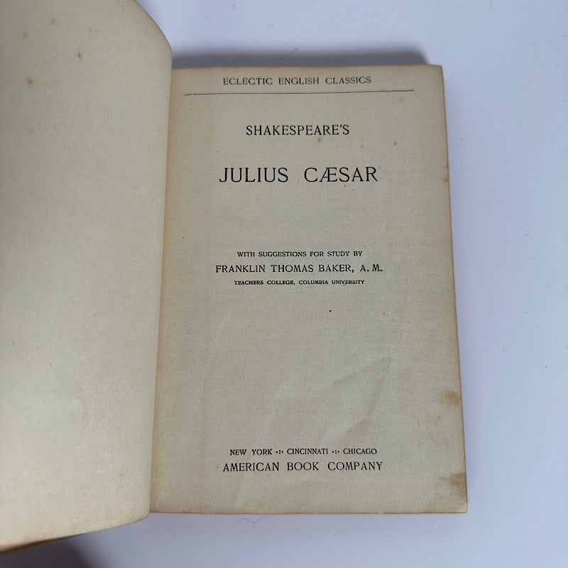 Shakespeare's Julius Caesar