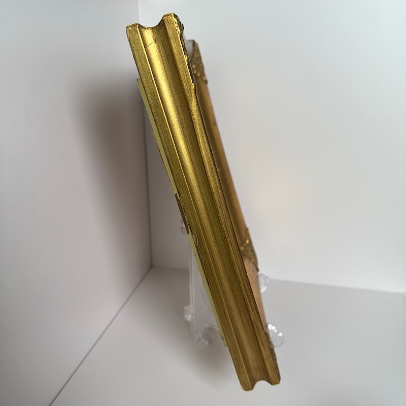 Vintage Art Print in Ornate Gold Frame