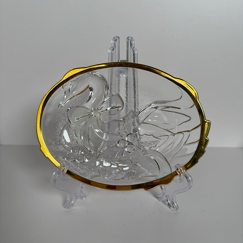 Mikasa Christmas Swan Candy Dish