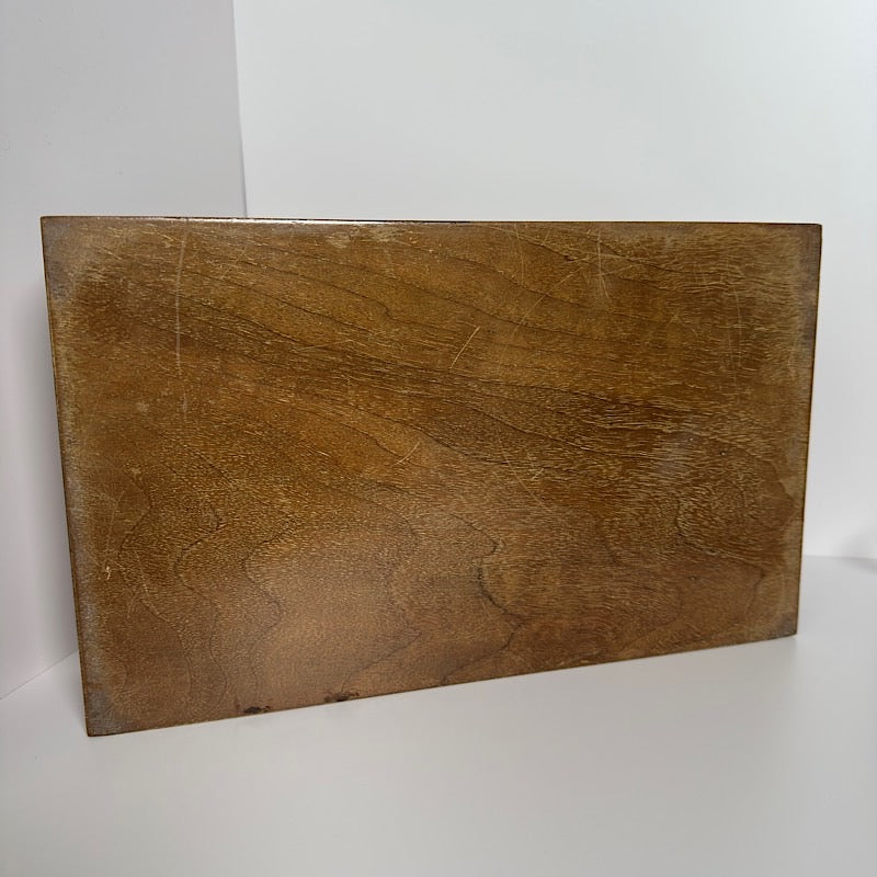 Stunning Wood Inlay Box with Mother of Pearl Inlay