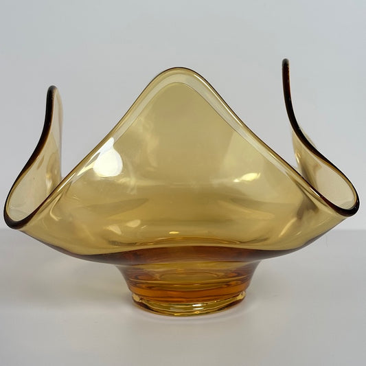 Viking Amber Handkerchief Vase