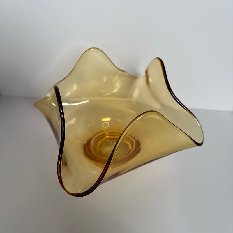 Viking Amber Handkerchief Vase