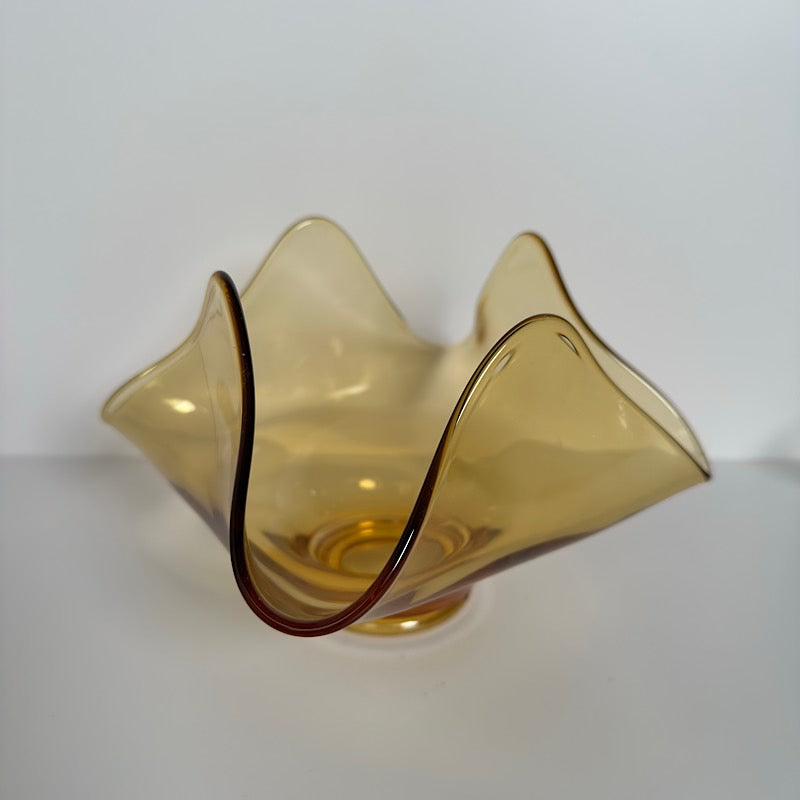 Viking Amber Handkerchief Vase