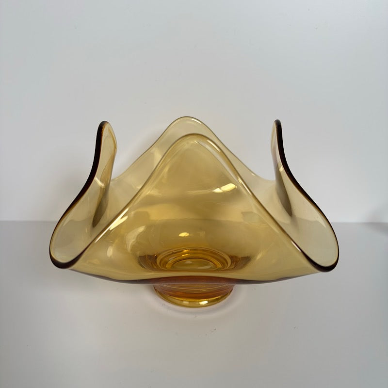 Viking Amber Handkerchief Vase