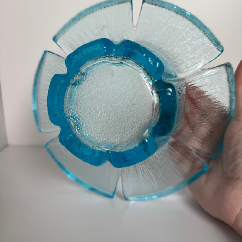 Viking Icey Blue Candle Holder