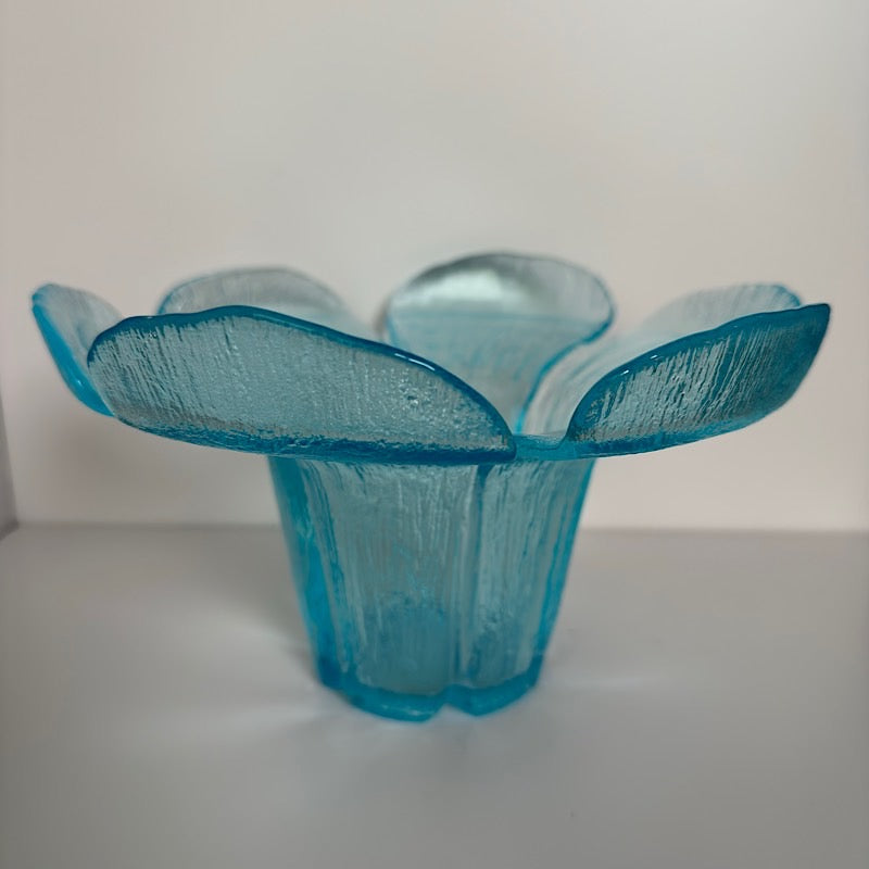 Viking Icey Blue Candle Holder