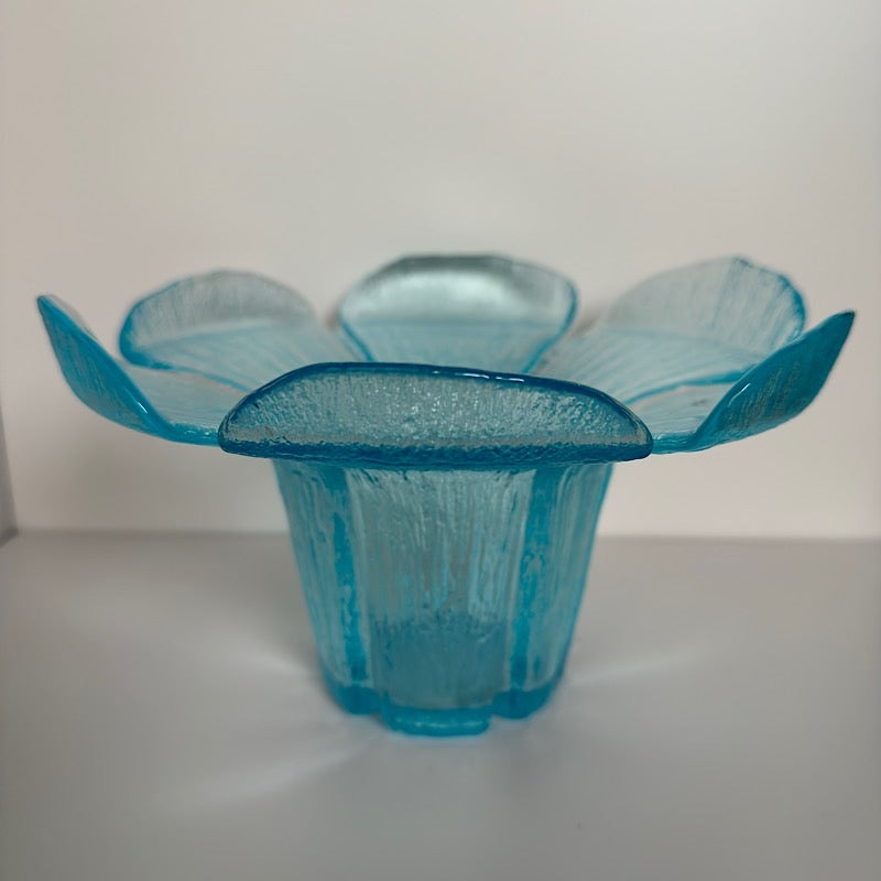 Viking Icey Blue Candle Holder