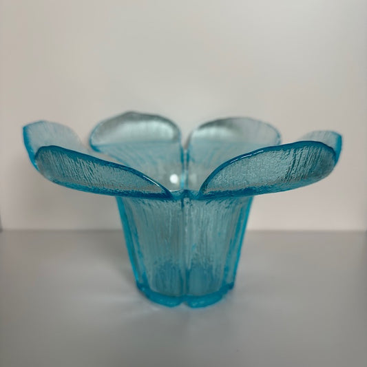 Viking Icey Blue Candle Holder