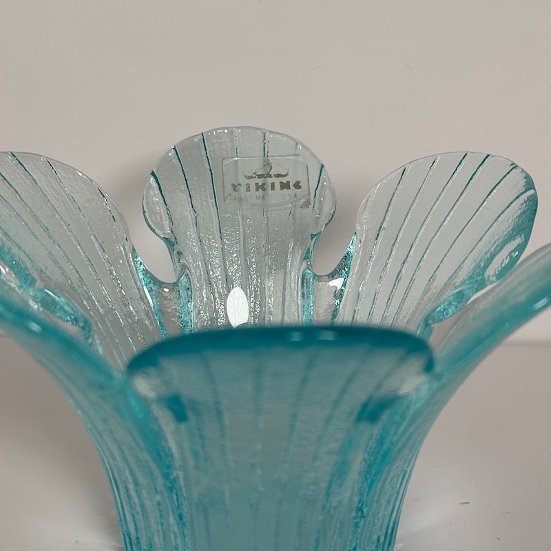 Viking Icey Blue Votive Holder