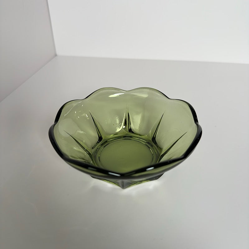 Indiana Glass Avocado Green Small Bowl