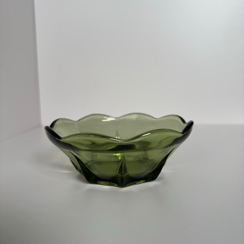 Indiana Glass Avocado Green Small Bowl