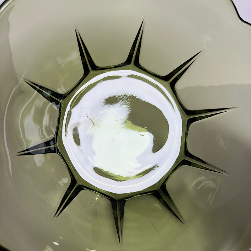 Indiana Glass Avocado Green Bowl
