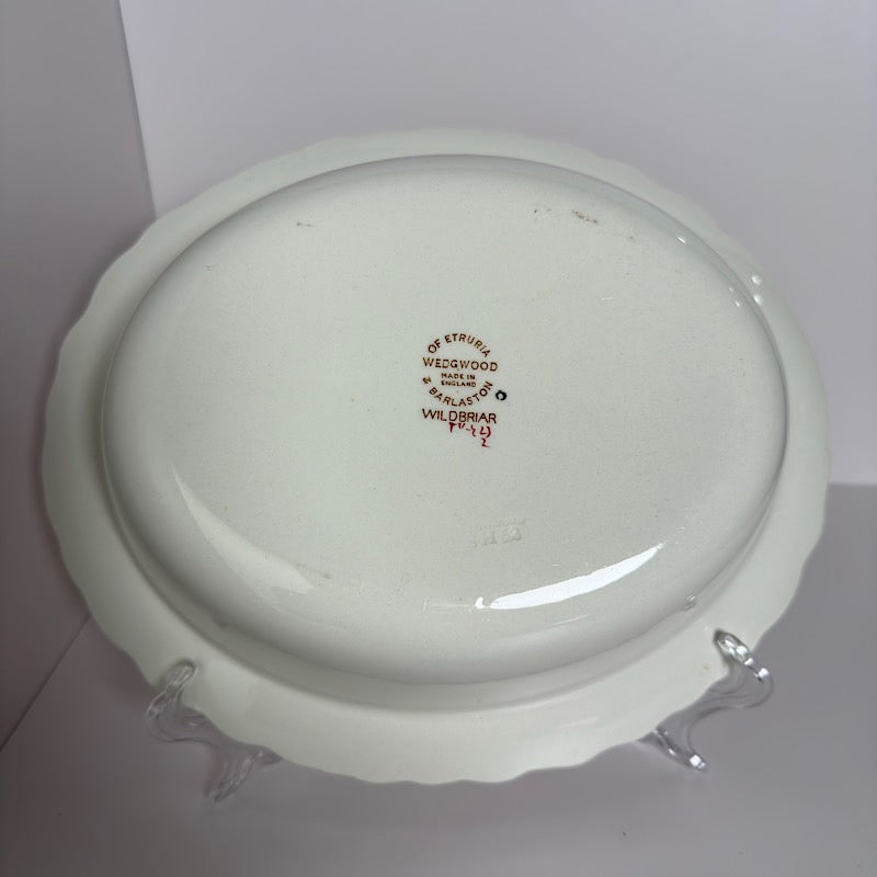 Wedgwood Wild Briar Serving Oval Bowl