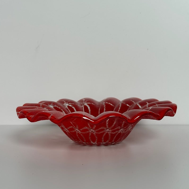 Sydenstricker Signed Fused Art Glass Bowl