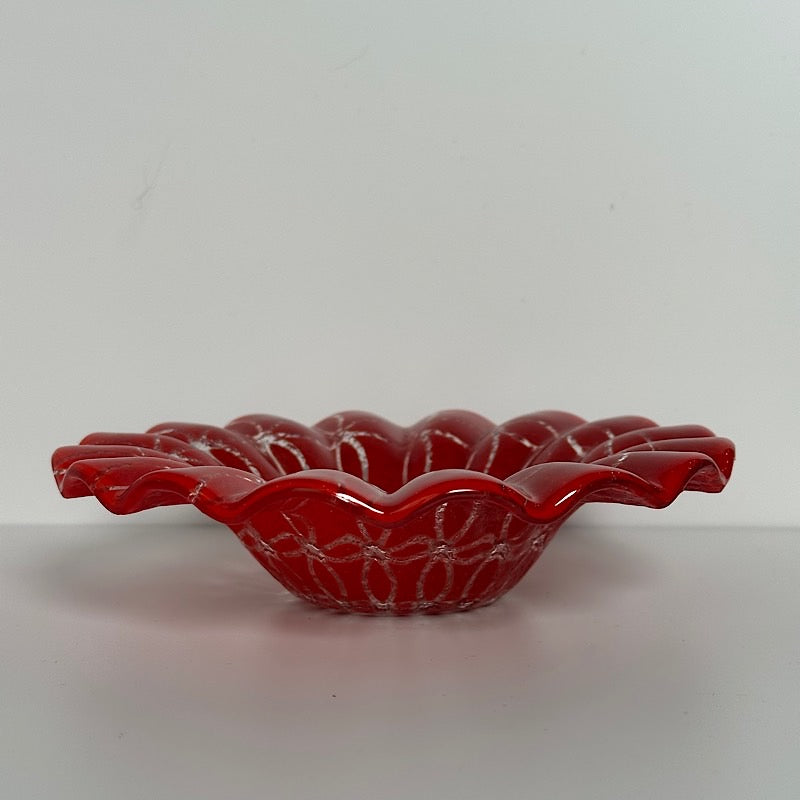 Sydenstricker Signed Fused Art Glass Bowl