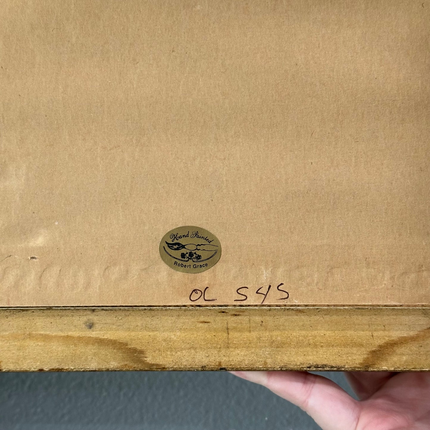 Vintage Handpainted King Charles Puppies by Robert Grace