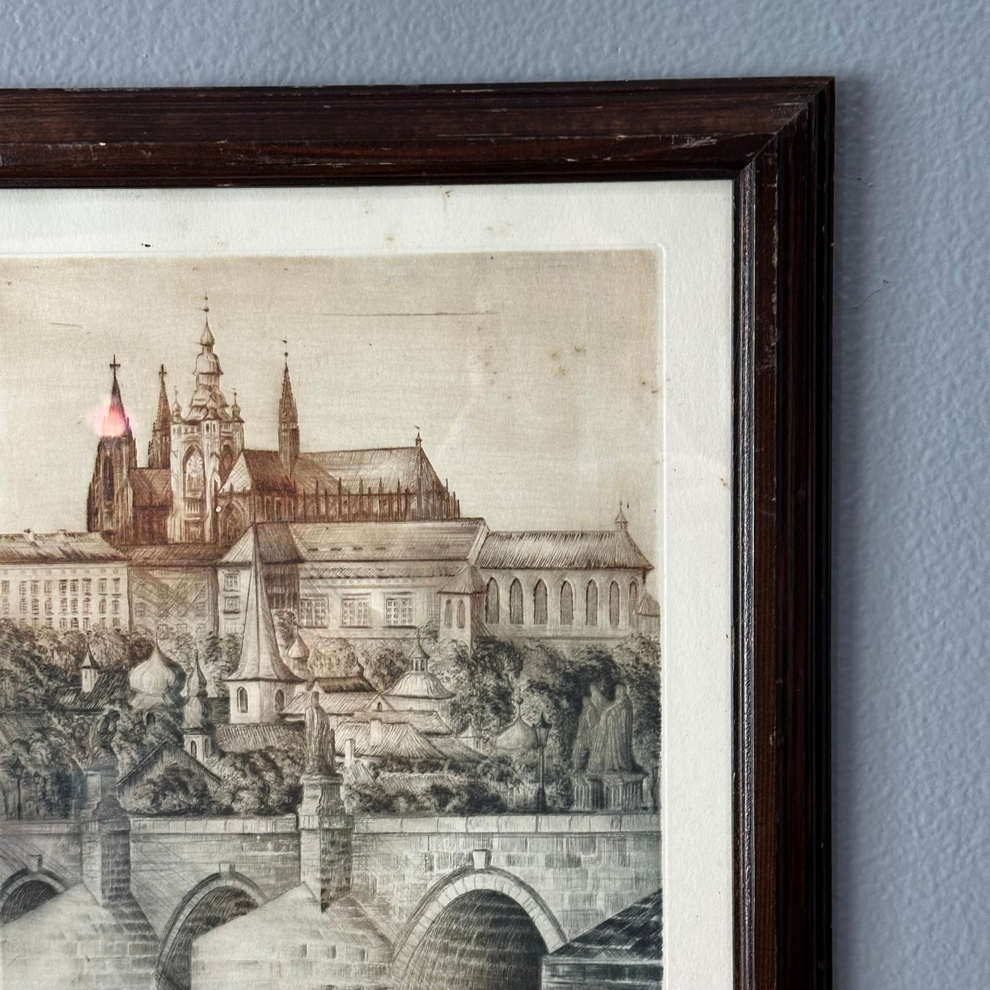 Signed Art Old Cathedral