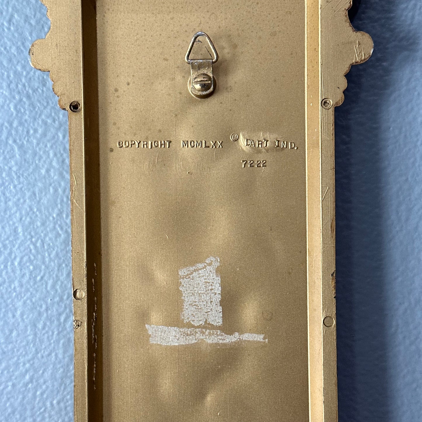 Fruit Gold-Tone Resin Vintage Art by Dart