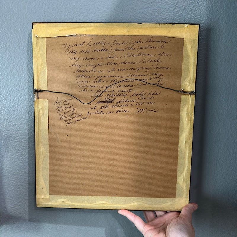 Vintage Etching by Al Mattel MCM Signed