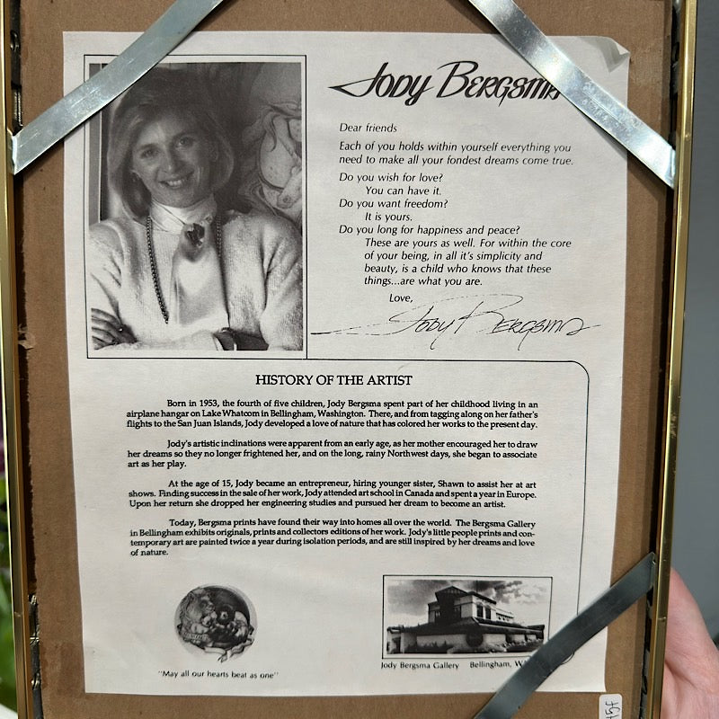 "Whatever is Beautiful, Think on These Things" Print by Jody Bergsma Signed